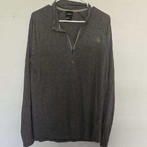 The North Face Gray Quarter-Zip Pullover